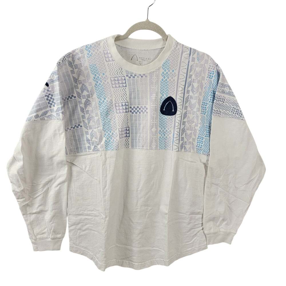 Spirit Jersey Aulani Disney Resort Hawaii Long Sleeve Pullover Tee Small White
